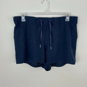 Lululemon On The Fly Shorts Size 12 Navy Blue